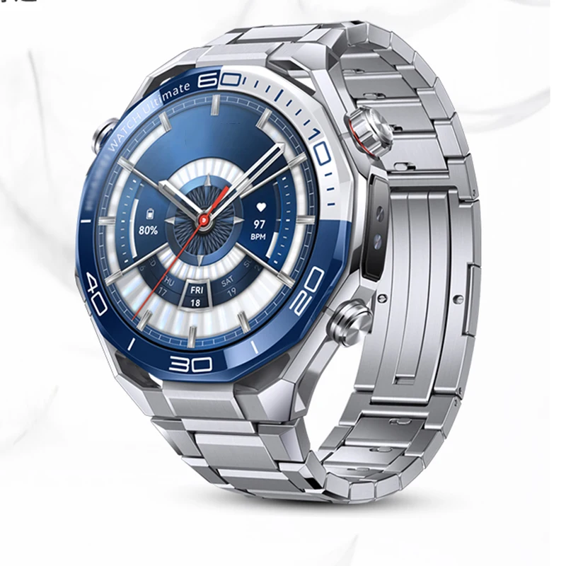 22-mm-Armband aus Titan für die HUAWEI WATCH Ultimate 2, mit Schnellverschluss, passend für Huawei Watch 5, 4/GT 7 Pro, GT6, 5, 4, 3, 2, 46 mm. – Detail 9