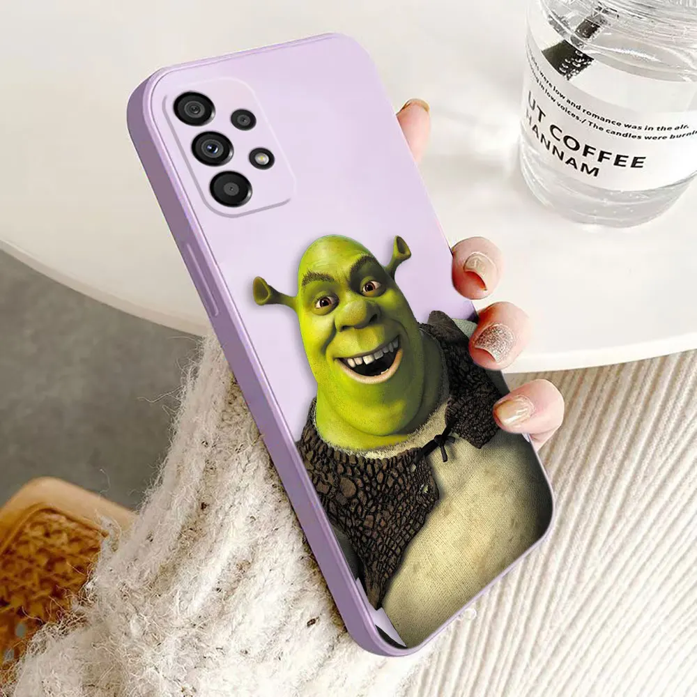 Hot Movie S-Shrek Cover Case For Samsung A73 A72 A71 A54 A53 A52 A51 A50 A42 A34 A33 A32 A30 A25 A24 A23 A22 Color Case Funda