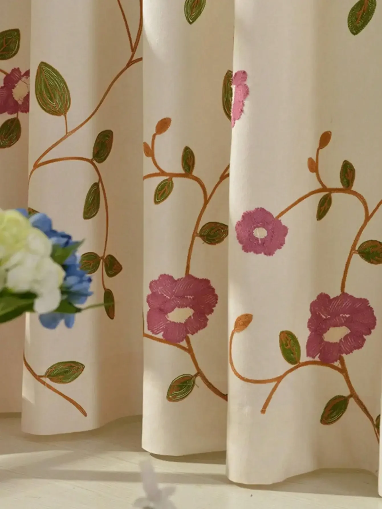 

Wedding Decoration Bedroom Curtains 1PC New European Style Modern Living Room