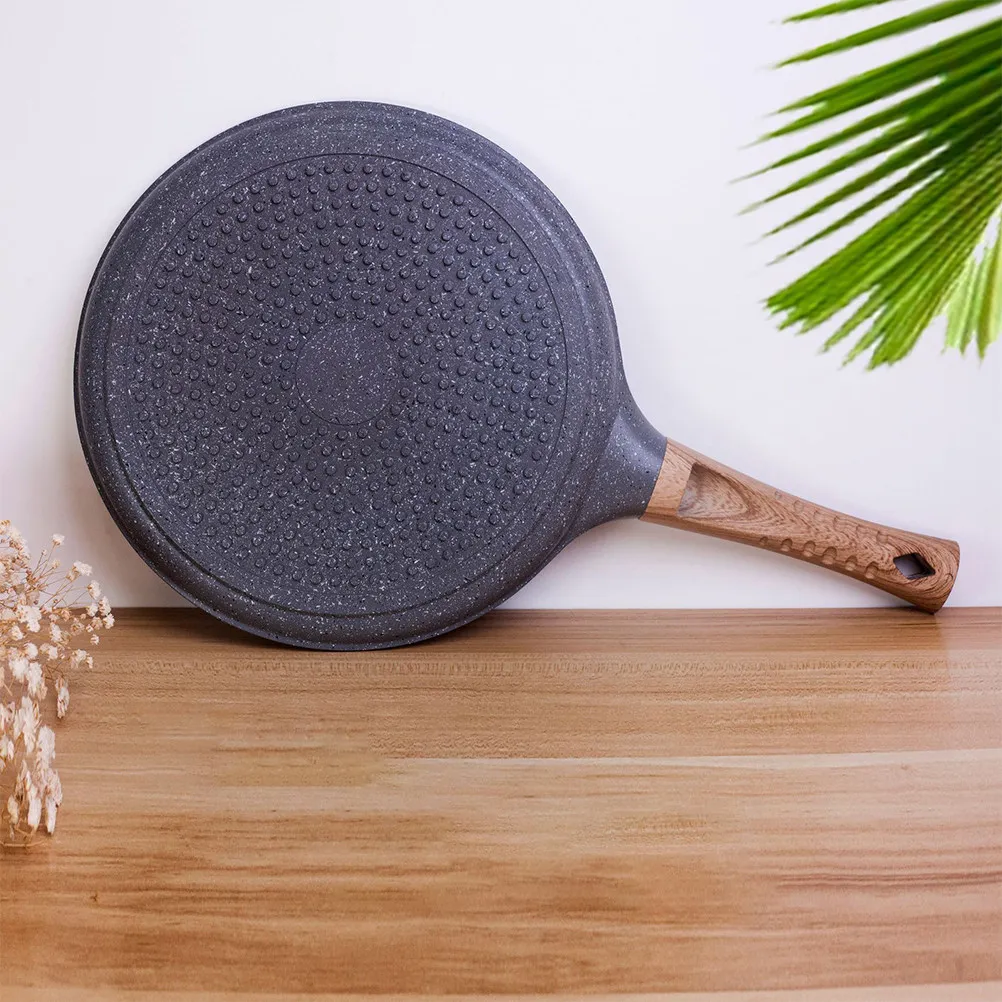 

1Pcs Non-Stick Frying Pan Flat Base Aluminum Skillet for Gas Induction Stove Cooking Pancake Egg Steak Omelette Kitchen Use