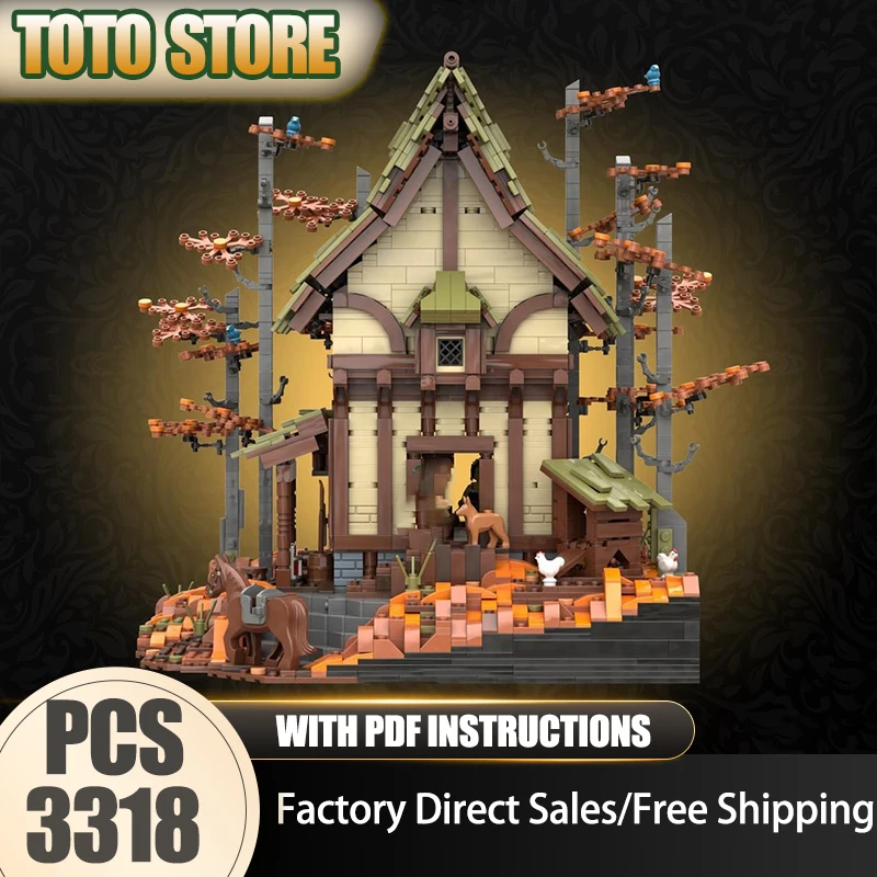 

Moc Building Bricks Добро пожаловать в дом - модель средневекового замка, технология, модульная модель, блоки, рождественский набор, игрушка «сделай сам», подарок для заключения