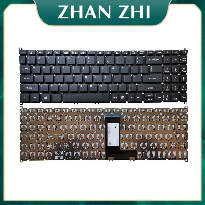 New Laptop Rreplacement Keyboard Compatible for ACER Extensive 15 EX215-22/51G N18Q13 N19C1 R1 KL/557S