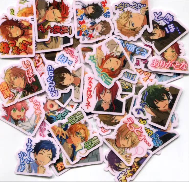 

40pcs/pack Ensemble Stars Z1253 Waterproof Sticker