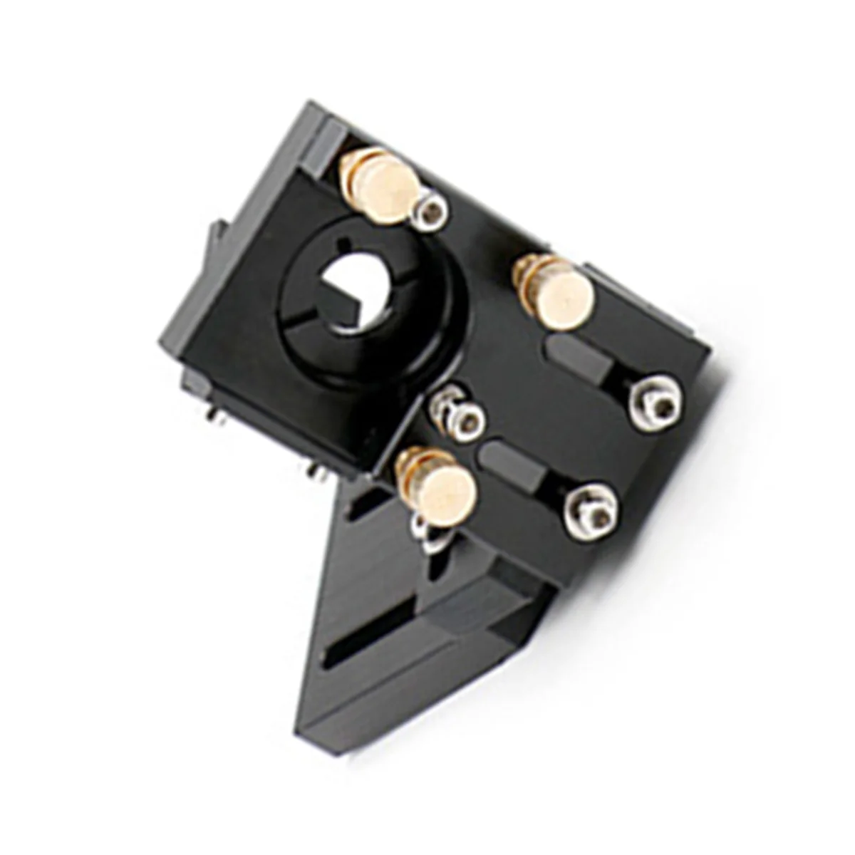 N18R CO2 Black Second Laser Mount Mirror 25mm Mirror Mount Integrative Mount for Engraving Machine