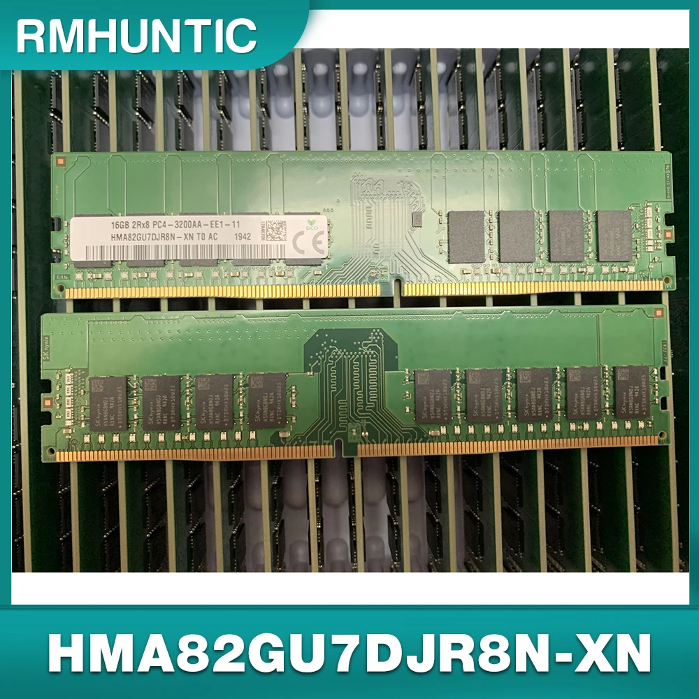 

1PCS RAM 16GB 16G 2RX8 DDR4 3200 UDIMM ECC For SK Hynix Server Memory HMA82GU7DJR8N-XN