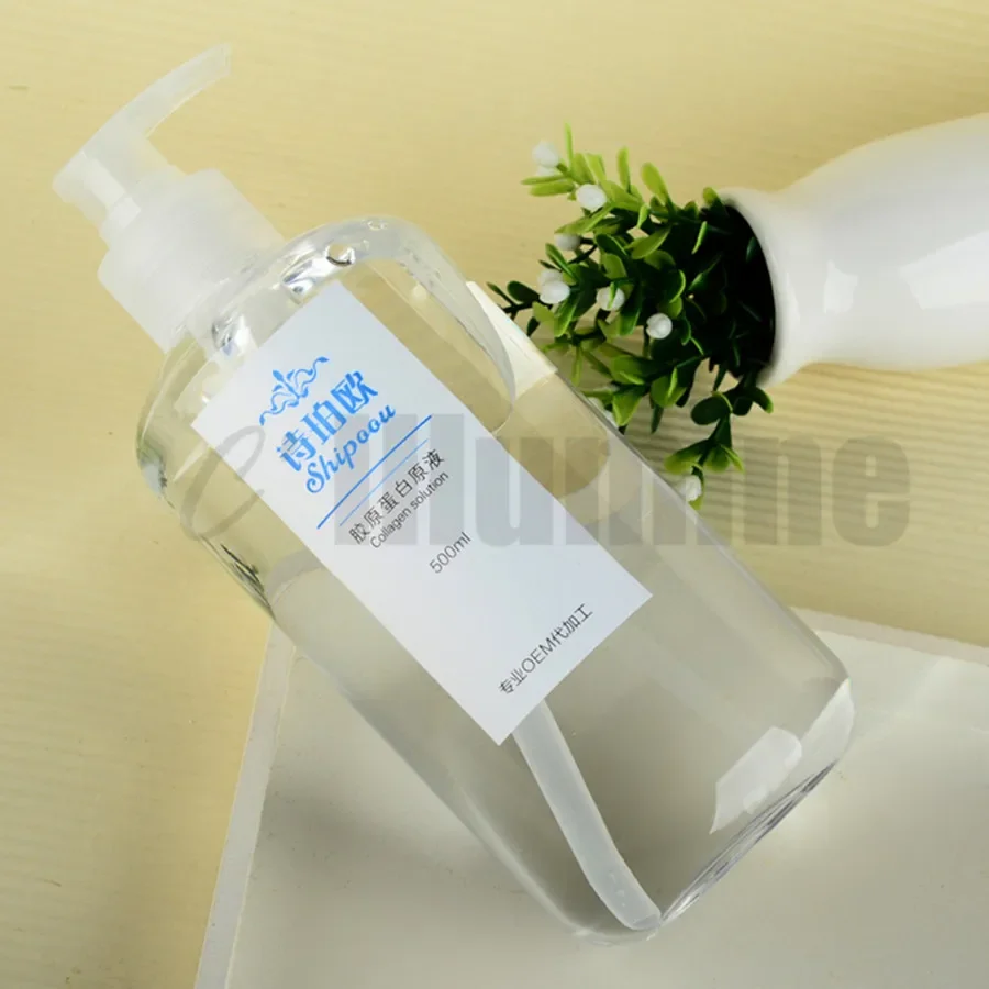 

Collagen Essence Solution Сыворотка для лица, подтягивающая кожу, увлажняющая, против старения, 500 мл