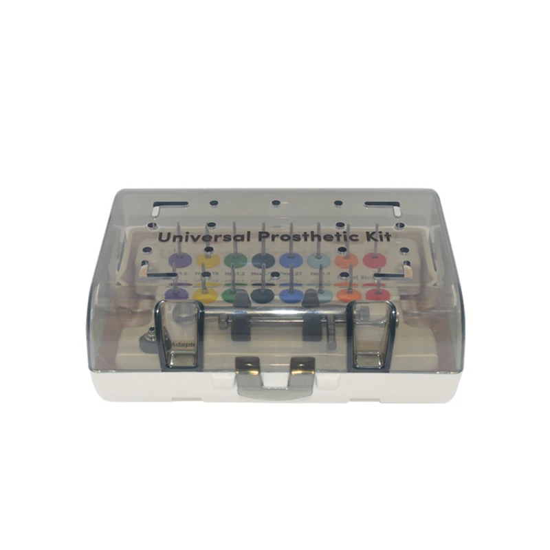 Dental Implant Torque Wrench Kit - Latch-Type Prosthetic Multi-Driver Tool for Dentist Practices - Dentistry Equipment