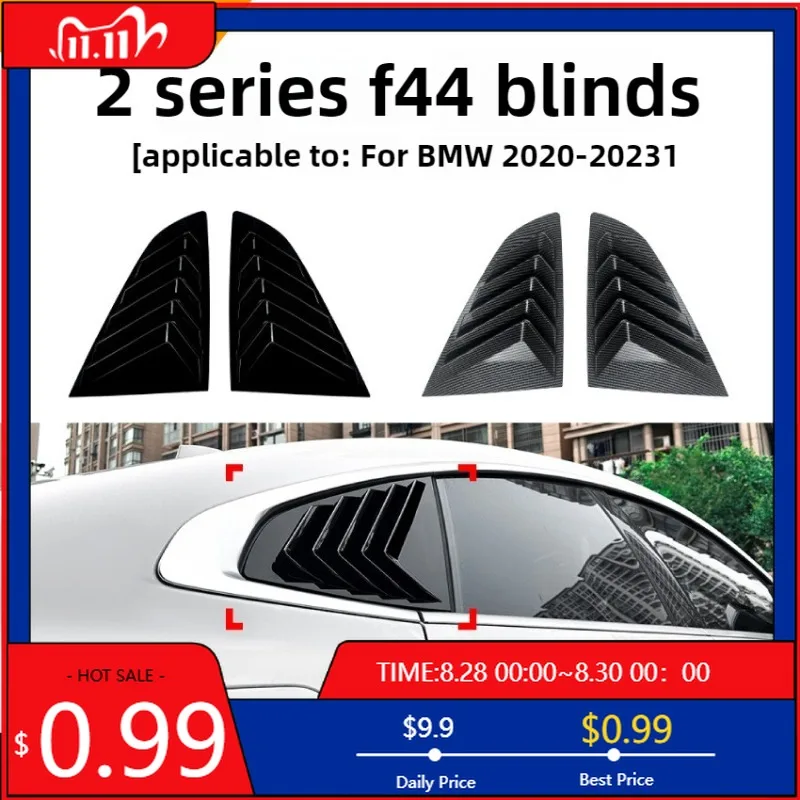 

Hot Ornaments For BMW 2 Series F44 2020 2021 2022 2023 Rear Window Blinds Car Stickers Decoration Cross-border Modification Int