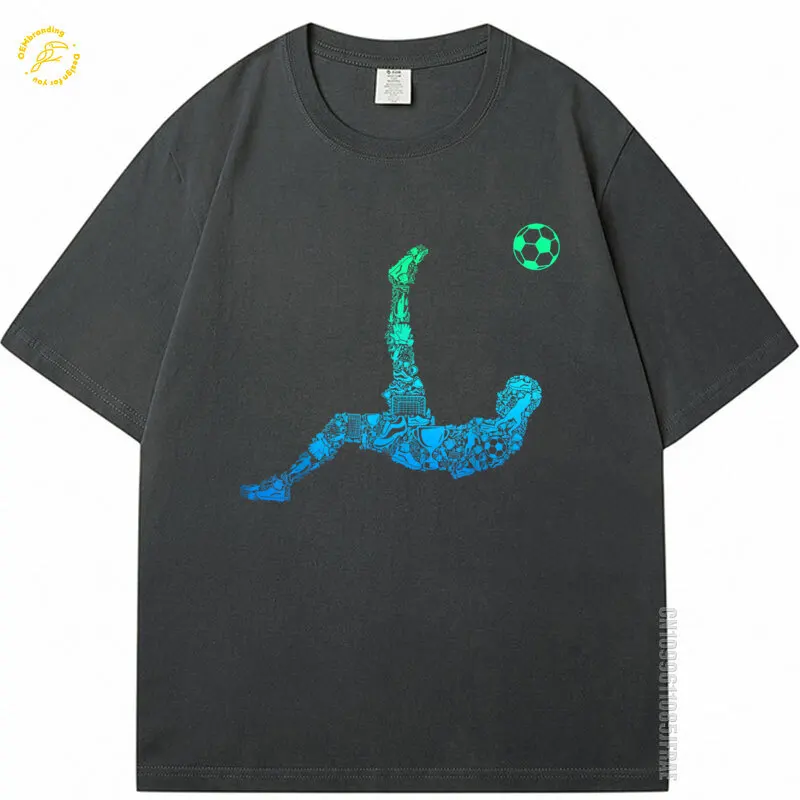 

Soccer Players Men Oversized T-Shirt Men's Shirts 2025 Hot Tee Cotton Tshirt Man Original T Shirt Luxury Brand Top Clothes