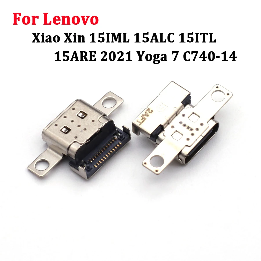 1-10Pcs USB Charging Charge Port DC Plug Connector Power Type C For Lenovo Xiao Xin 15IML 15ALC 15ITL 15ARE 2021 Yoga 7 C740-14