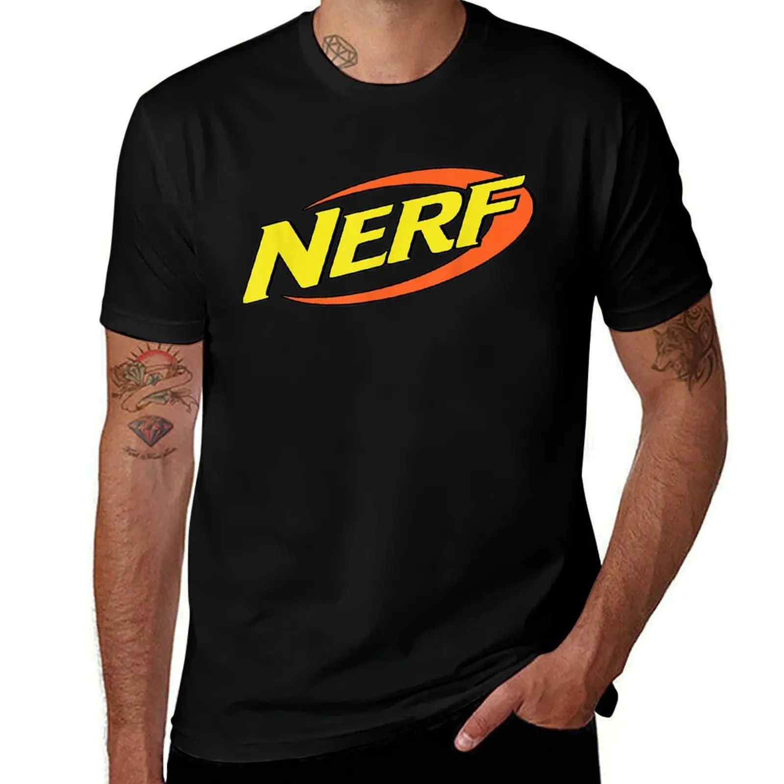 

Nerf Classic Logo For Fans T-Shirt man clothes anime croswit shirt man luxury t-shirt mens clothes