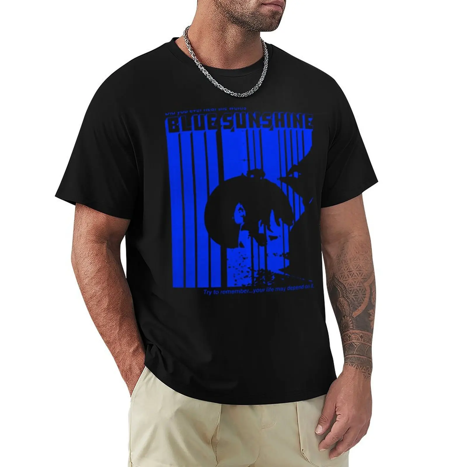 

Blue Sunshine T-Shirt Classic Basic Casual T-Shirt
