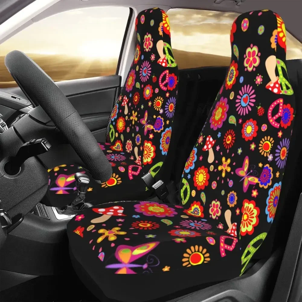 Divertido Papel Tapiz Con Forma Seta، 2 Uds.، Funda Para Asiento Coche، Cojín Para Asiento Lantero Antiincrustante، صندوق