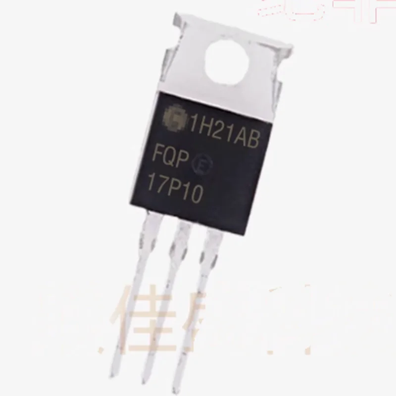 10PCS-50PCS FQP17P10 TO220-3 17P10 MOSFET 100V 16.5A   P-Channel QFET New Original
