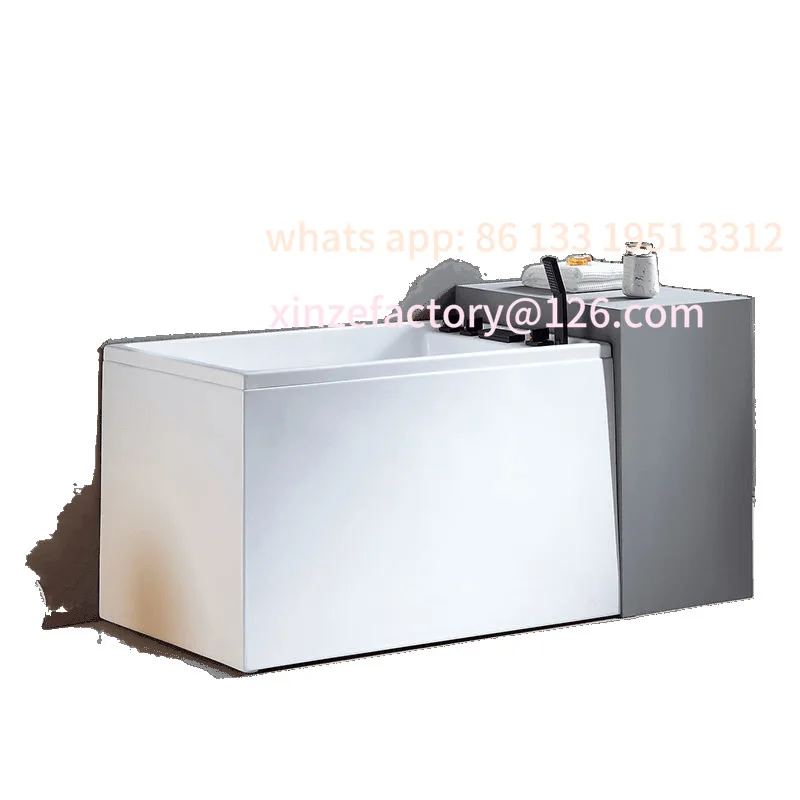 

Customizable Mini Deep Bathtub Adult Child Bath Home Deepening Seated Posture