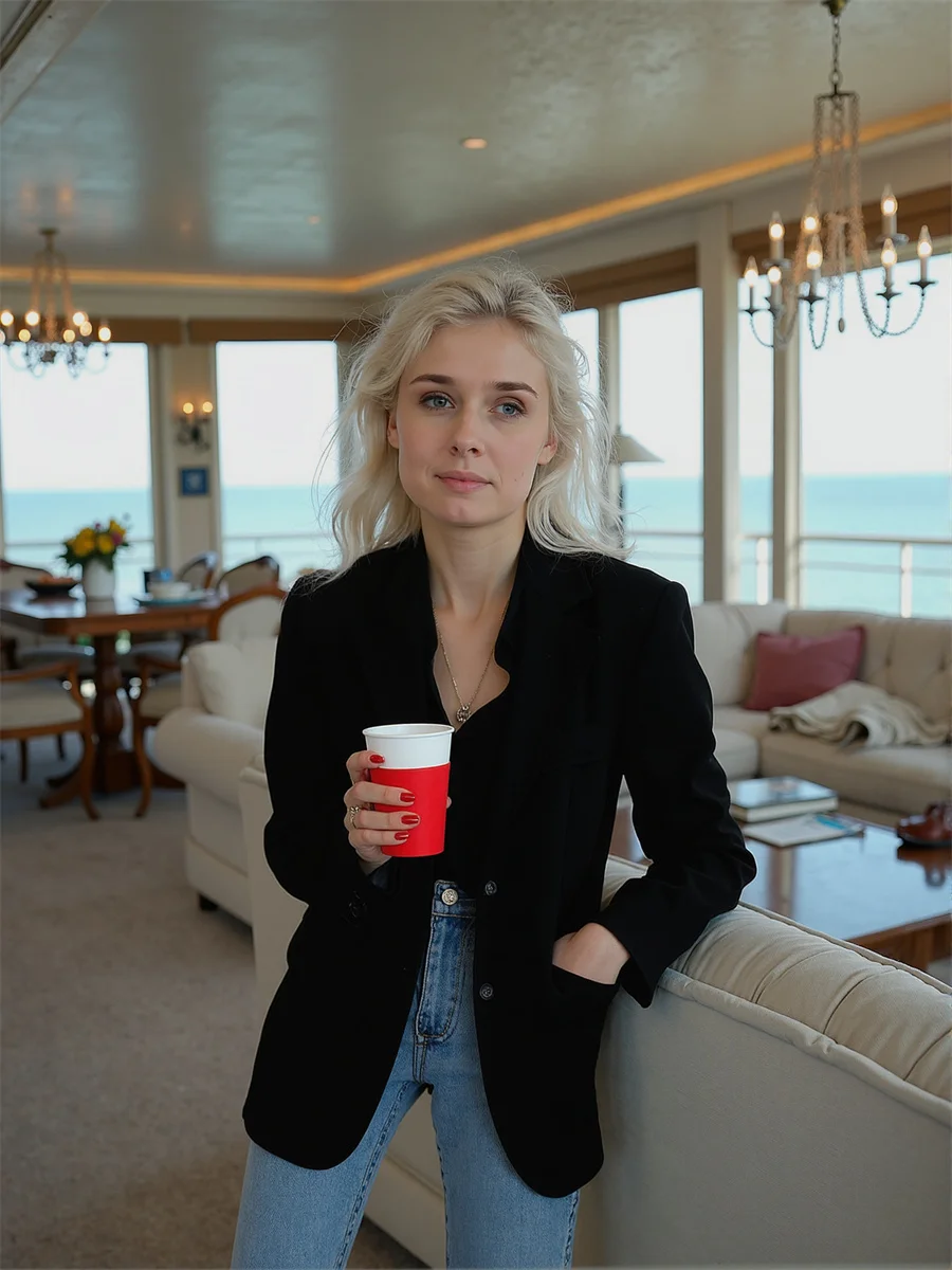 Effen klassieke blazers met enkele rij knopen voor dameskleding Dames getextureerde wollen stijlvolle afslankende elegantie Veelzijdige witte oversize