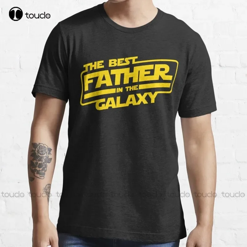 New The Best Father In The Galaxy T-Shirt Cotton Tee Shirt S-5Xl Unisex boys' tops, tees & shirts