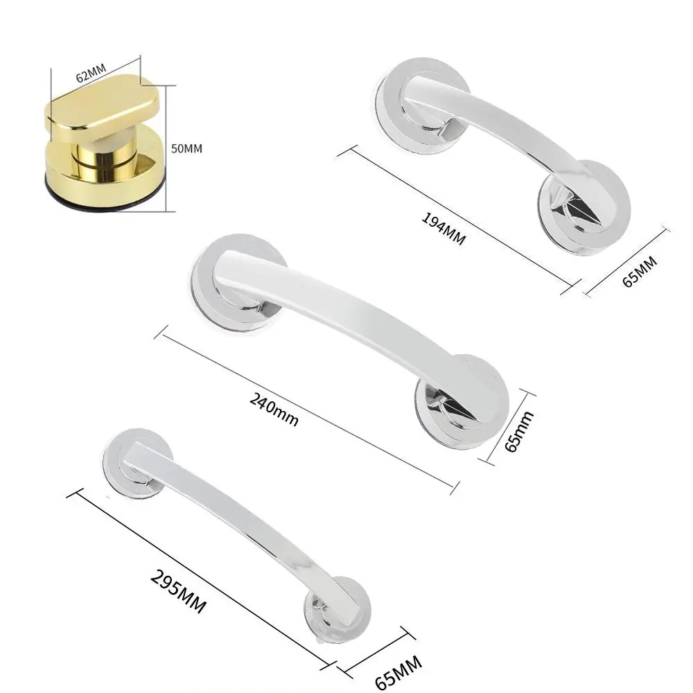 Bath Safety Handle Suction Cup Handrail Bathroom Grip Non-slip Safety Shower Grab Bar For Adults And Children In Bathroom