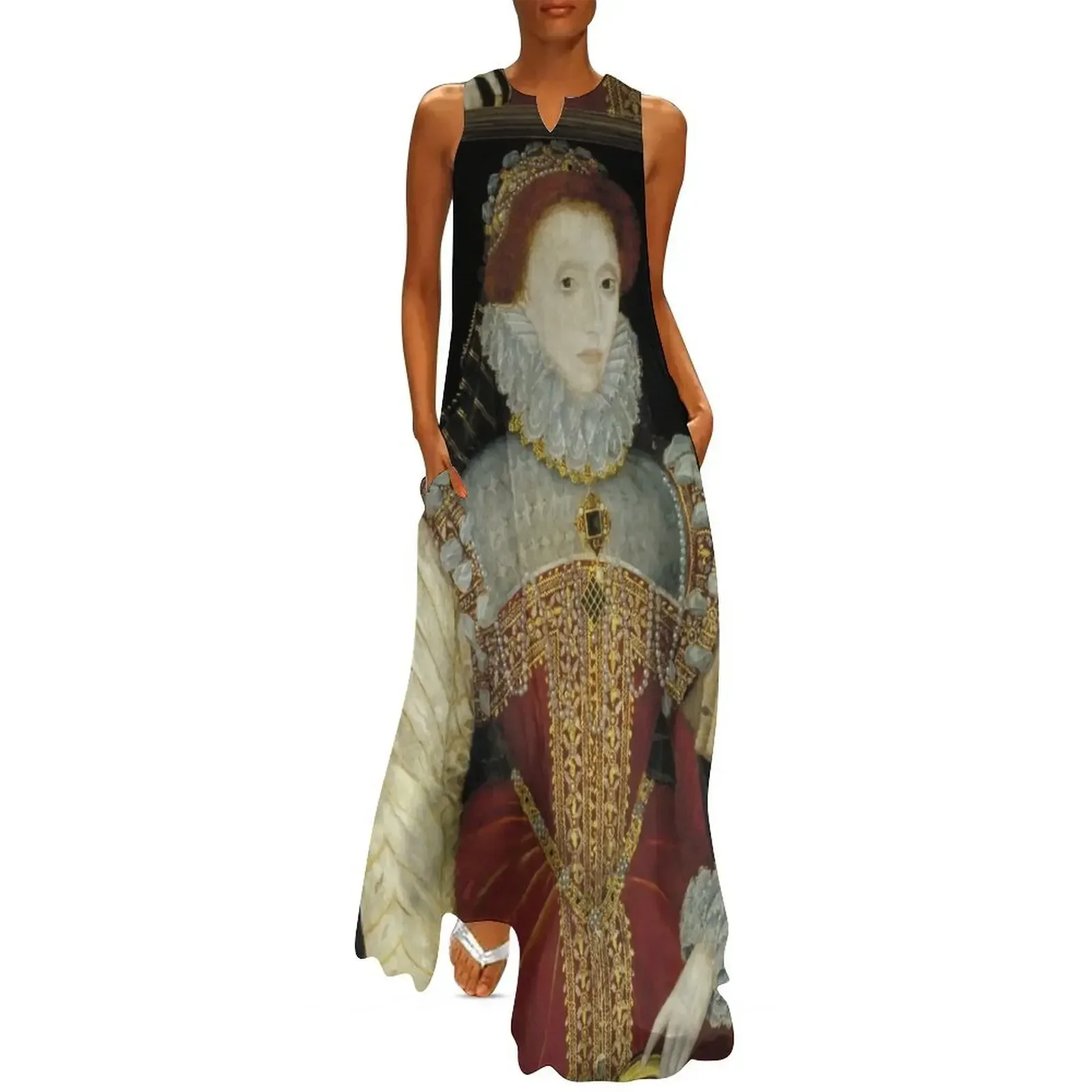 

Queen Elizabeth I Long Dress Dresses summer dress woman 2025 luxury women's party dress evening prom