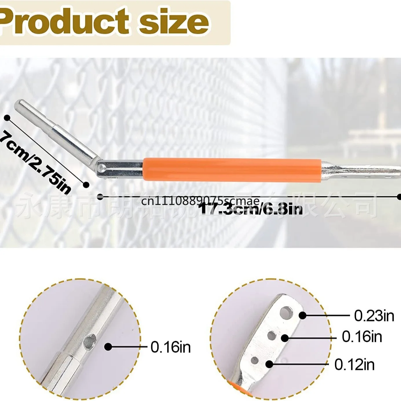 Fence installation gadget 3-hole wire winder multifunctional bending high-strength tool