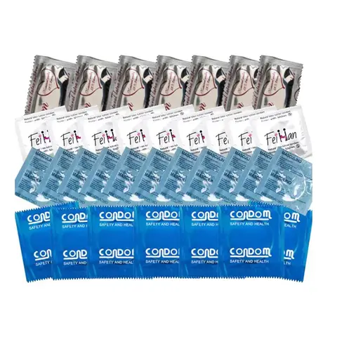 50/100pcs Ultra Thin Condom 52mm Width Hyaluronic Acid Lubrication Peniss Sleeves Contraception Supplies Adults Safer sexx Toy