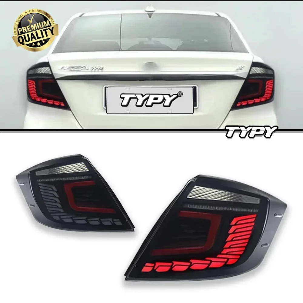 

Car Tail Lamp For Bezza 2017-2024 Upgrade Modified To New Dynamic Turn Signal Car LED Taillight Assembly