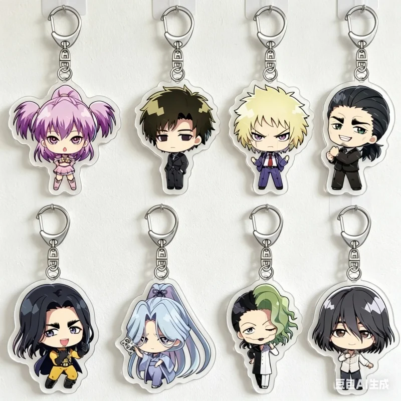 Llavero de acrílico de Shinobu Kuroda (Ninja y Yakuza), colgante para bolso, amuleto de moda coleccionable, regalo para fans del anime