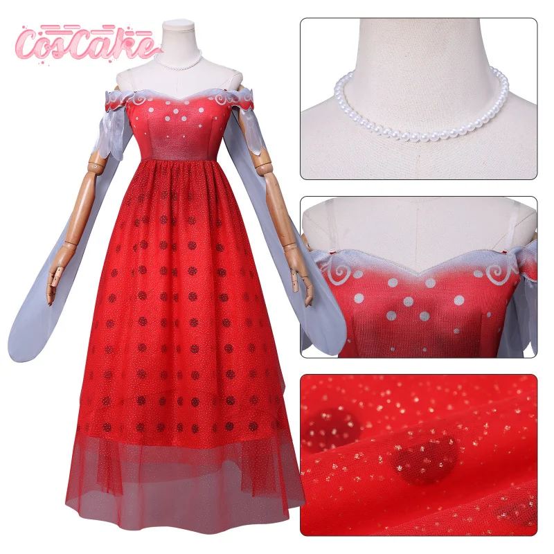 

Ladybug Cosplay Costume Red Dress Princess Uniform Halloween Carnival Party Christmas Play Role Clothes Clothing for Women