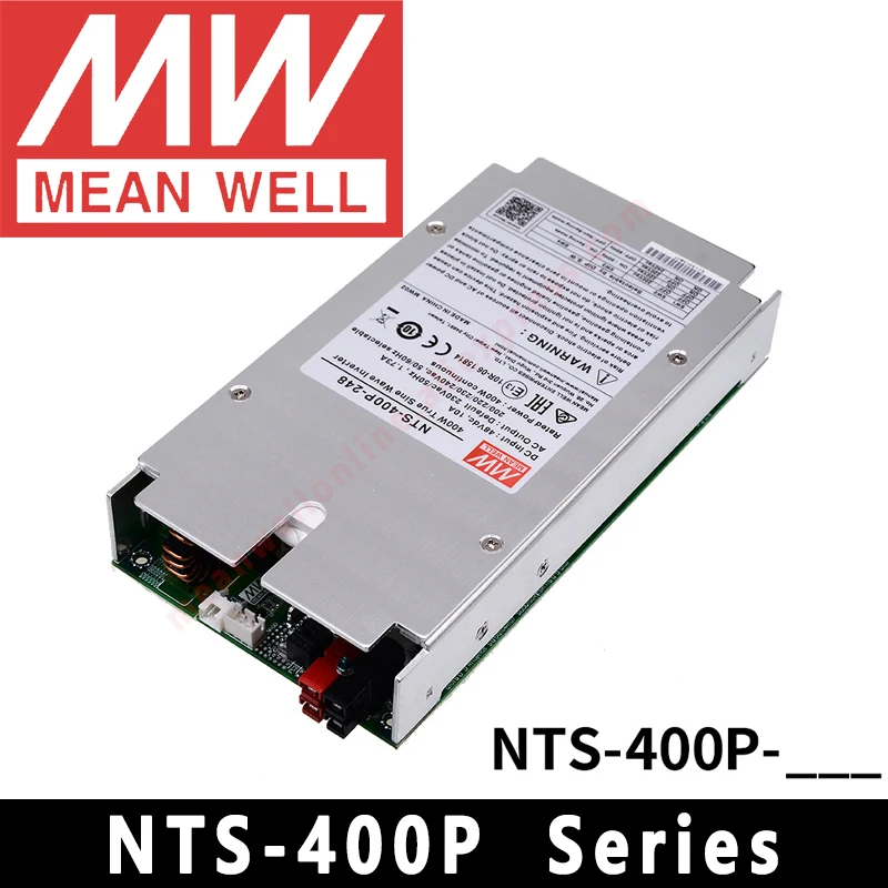 Original Mean Well NTS-400P-112/124/148/212/224/248 meanwell 400W Built-in Type True Sine Wave DC-AC Power Inverter