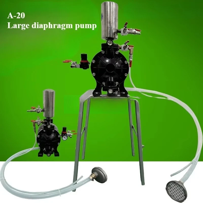 Pneumatic Double Diaphragm Pump A20 High Pressure Oil Ink Transfer Pump High Power