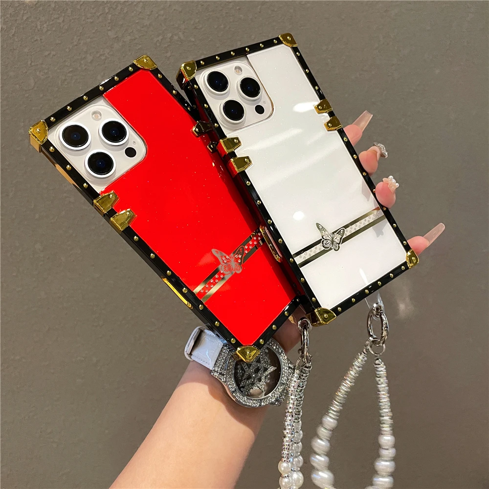 

Luxury Soft Shockproof Phone Cover Glitter Butterfly Diamond Case for iPhone 17 pro Max 17 Air 16 pro 11 12 13 14 15 PRO 17 plus