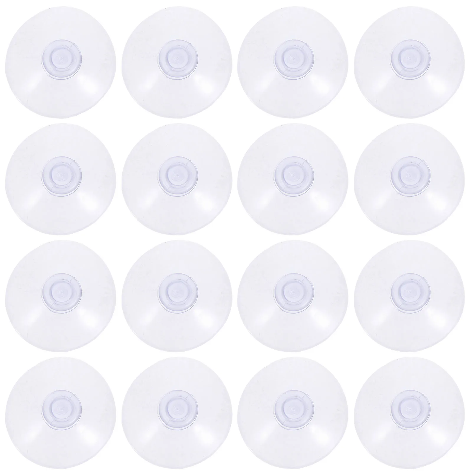 

100Pcs Clear Plastic Strong Suction Cups Heavy Duty Suction Holders for Glass Tabletop Window Bathroom Hanging