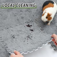Guinea Pigs Mats Bunny Training Pads Free Cutting Reusable Animals Rabbit Warm mat for Ferret Hamster Rat or Other Small Pets