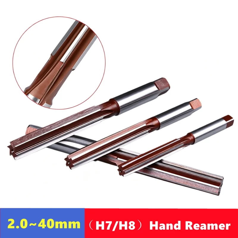 Image of 9Sicr H7/H8 Handreibahle 2,0~40mm, zum Entgraten und manuellen Reiben von Gusseisen, Kohlenstoffstahl und Nichteisenmetallen.