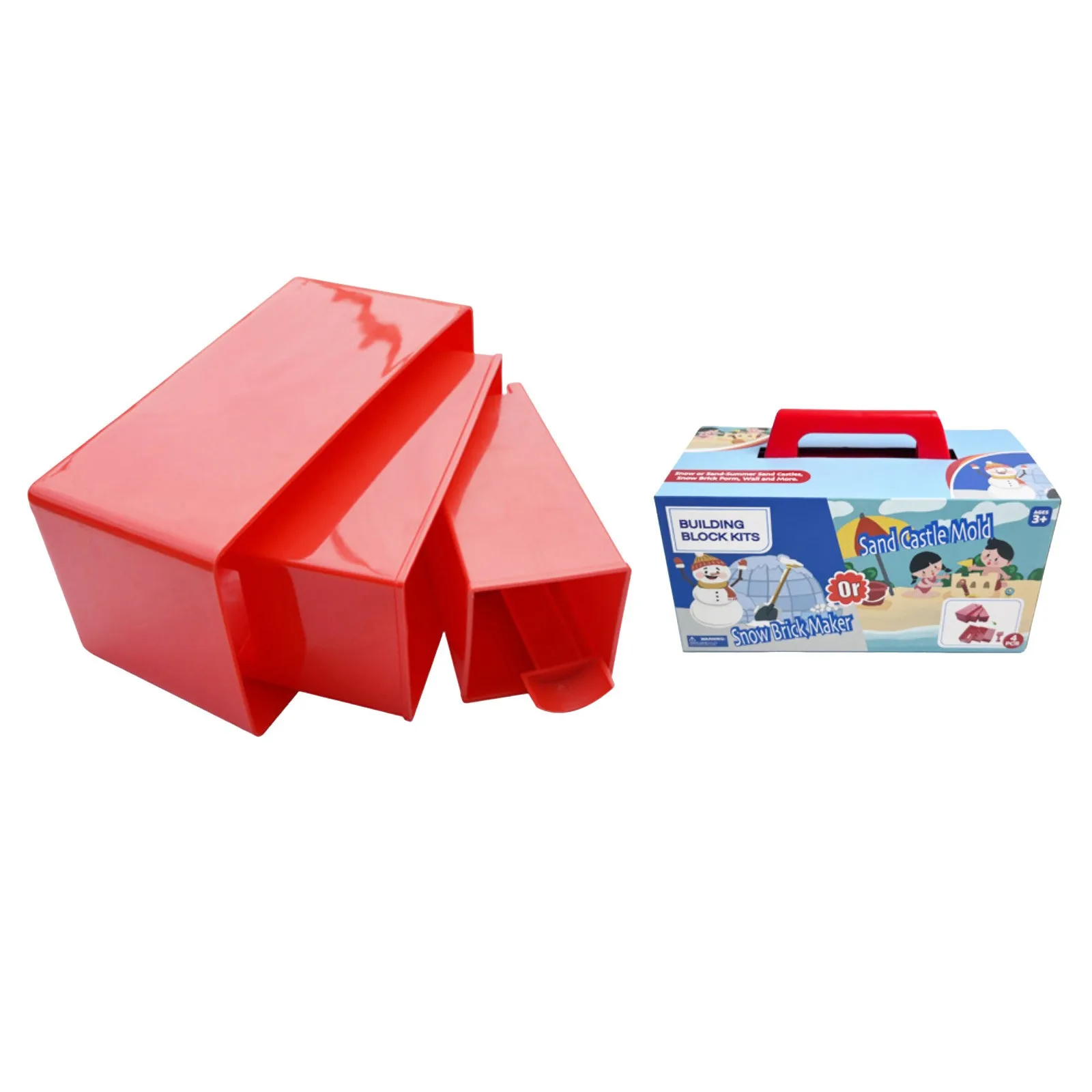 

Snow Stuff for Dogs Snow Fort Building Block Beach Sand Toys For Kids Sand Kit Winter Summer Outdoor Fun Toddler Shovel Winter
