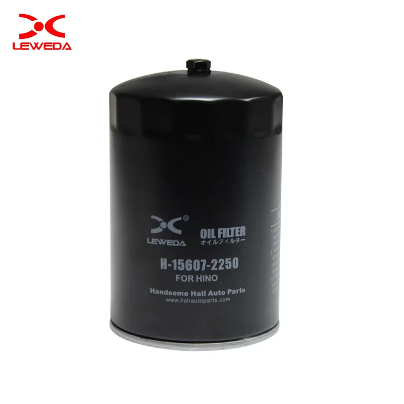 Leweda Spin On Oil Filter 15607-2250 for HINO Dutro 300 Bus Toyota Camry 0RAV4 Lexus ES350 Replaces 15607-2320 15613-78010