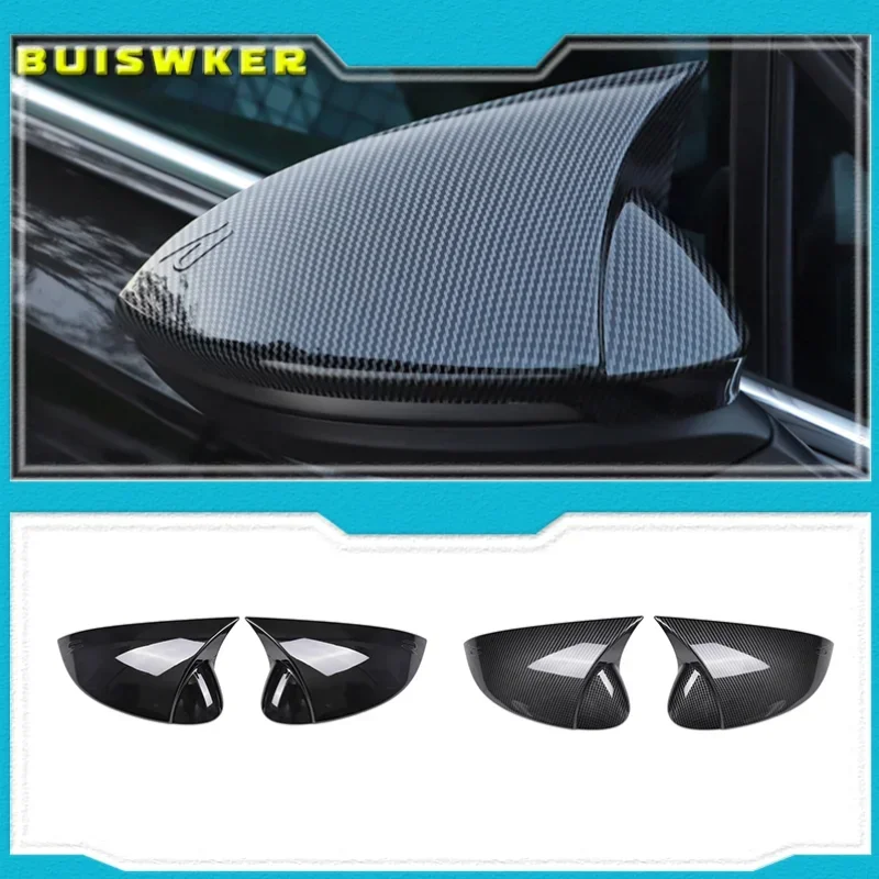 

For Volkswagen VW Golf 8 MK8 PRO 2021 2022 Carbon Fiber Accessories Car Side Door Rearview Turning Mirror Styling Cover Trim