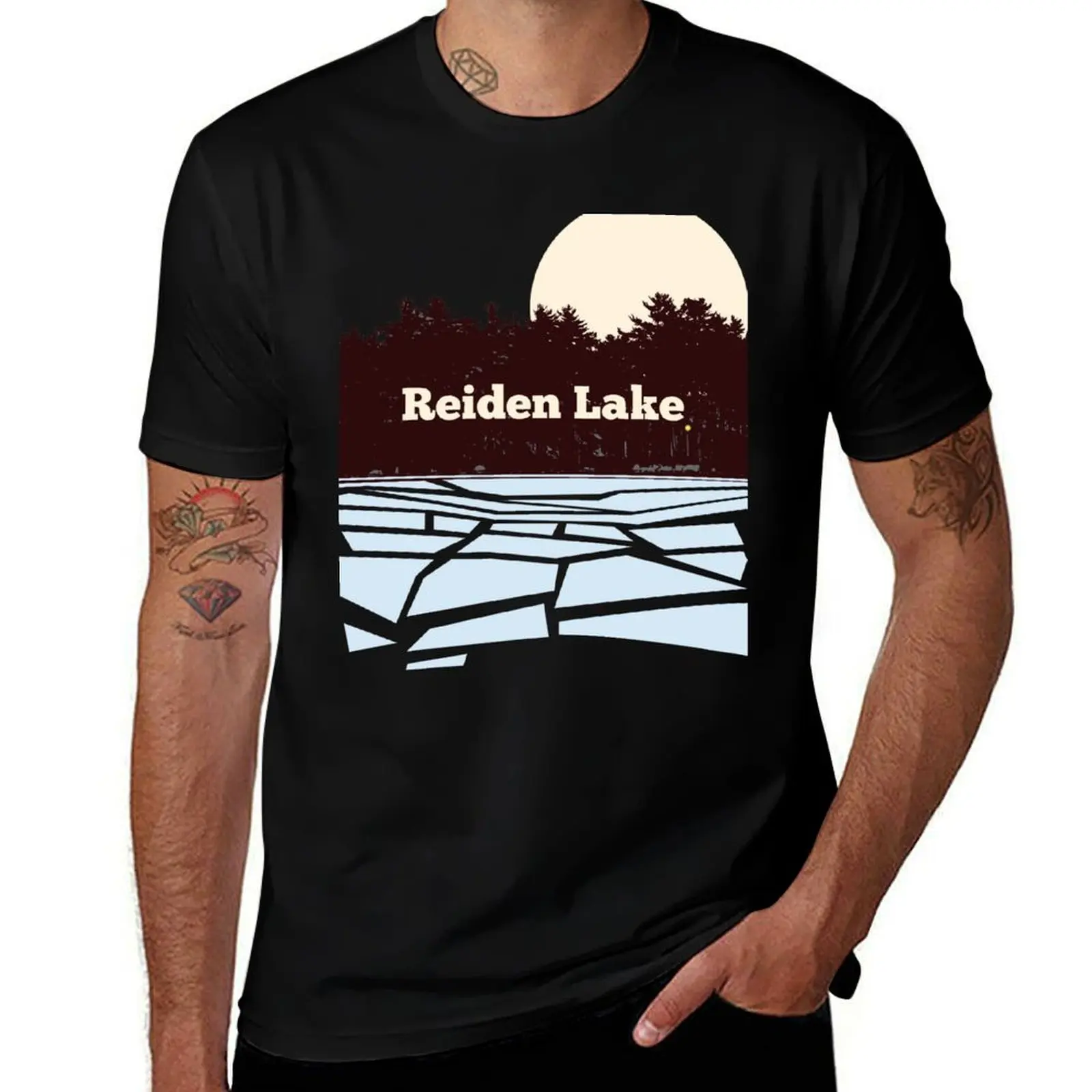 

man custom shirt man (fringe) cotton T-Shirt Reiden print designer t t Lake T-Shirt shirt shirt t