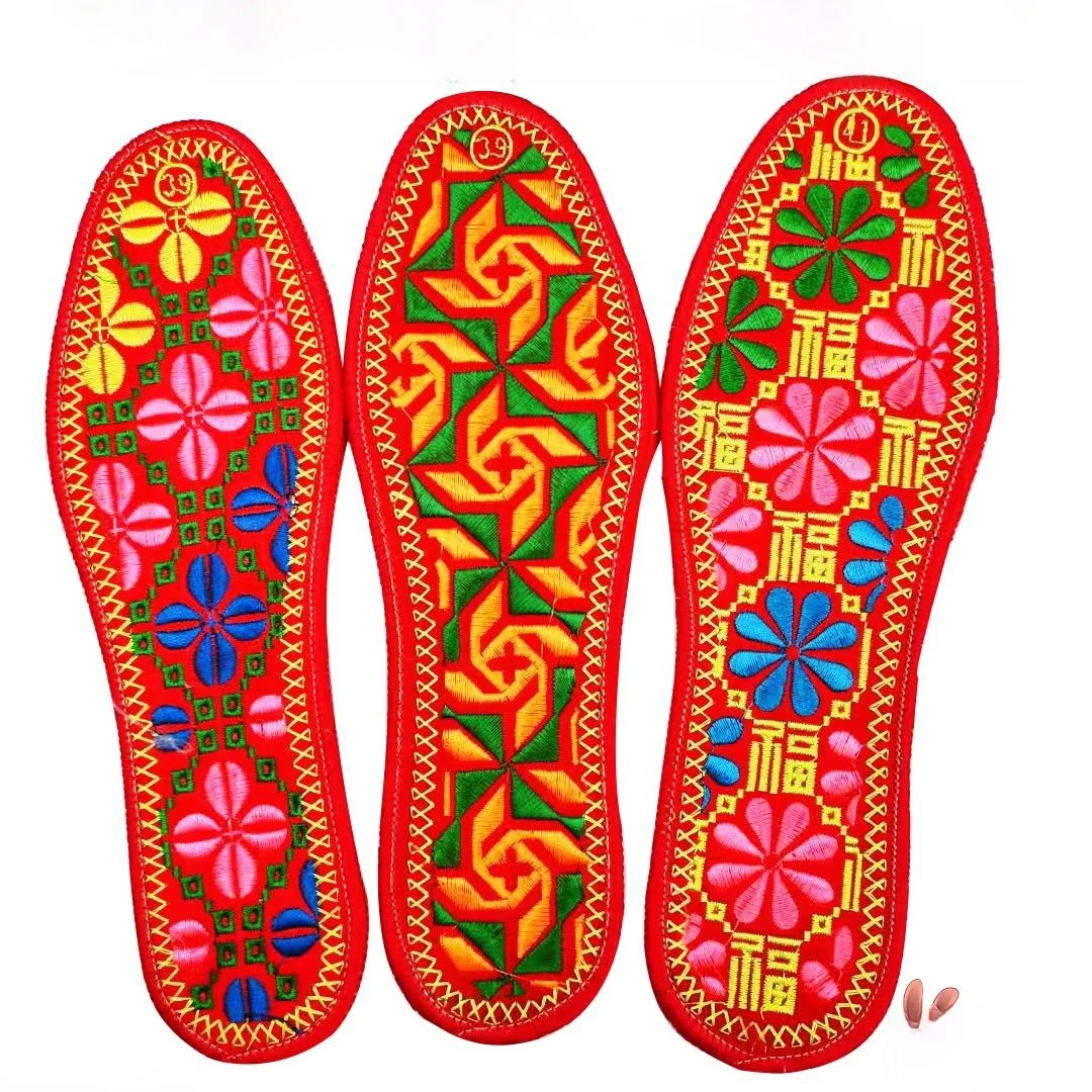 

Thiened Cotton Sos Insoles Cross Stitch Absorb Sweat Anti Odor Breathable Deodorizing Moisture Proof for Men And Women