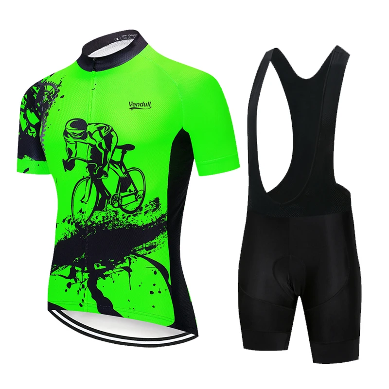 2023 Cycling Jersey Set VENDULL Summer Mountain Bike Clothing Pro Bicycle Cycling Jersey Sportswear Suit Maillot Ropa Ciclismo