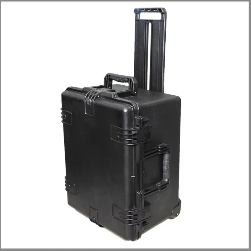 

M2750 Customized logo Low Price Hard Plastic Trolley Toolbox with Wheels and Foam