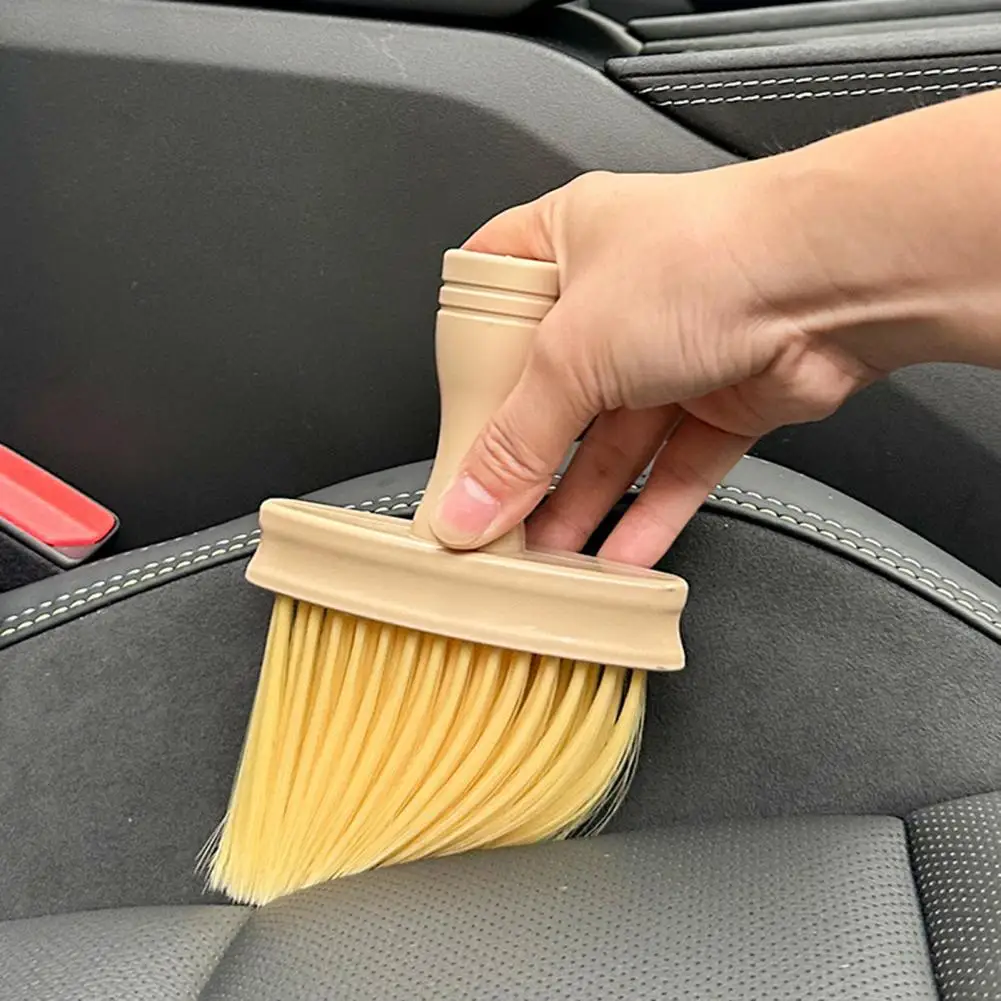 

Auto Detailing Brush Car Detailing Brush Set with Anti-slip Ergonomic Handle Soft Bristles Scratch Free for Multifunctional