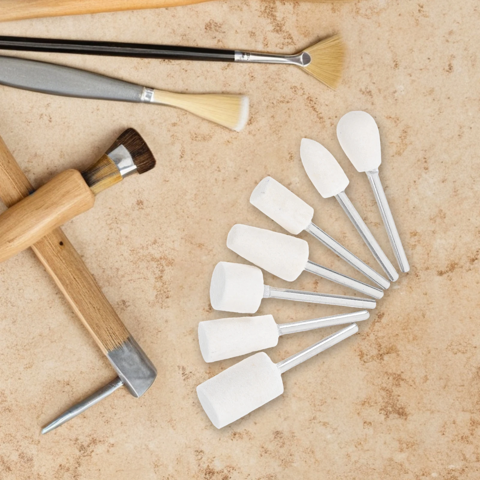 

13pcs Wool Grinding Heads Polishing Tools for Jewelry Abrasive Wheels Buffing Drill Bits Felt Material