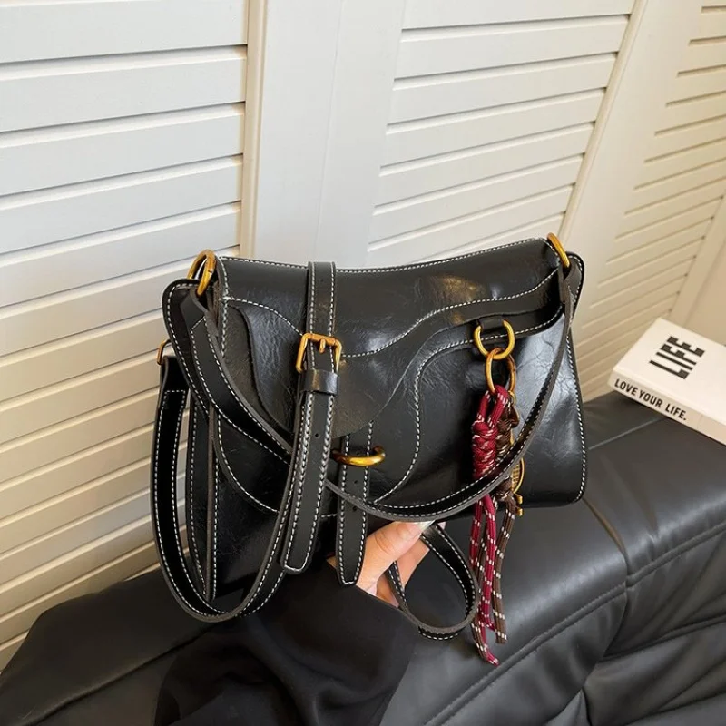 

Popular Women's Leather Tote Bags Crossbody Bag Handbags By Famous Designer Luxury Brand Classic Elegant Shoulder