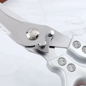 Stainless steel chicken bone scissors, strong kitchen scissors, homes, sharp and durable 12 Main Tissue Sales - №2