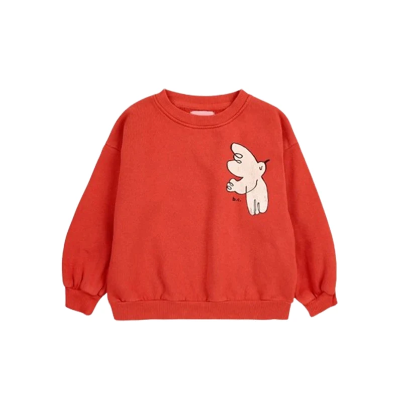Kinderhoodie voor lente en herfst, unisex sweatshirt met cartoonprint, top in Europese stijl voor jongens en meisjes