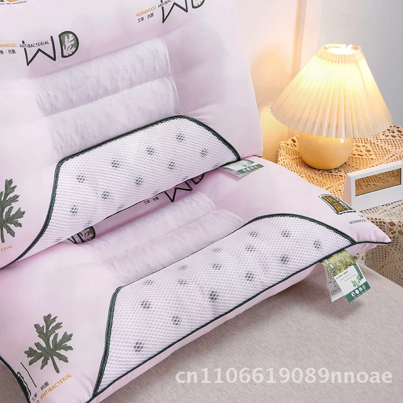 

3D-перегородка, подушка для магнитной терапии, травяная поддержка шеи, прямоугольная форма, заполненная семена полыни кассии, защита для взрослых