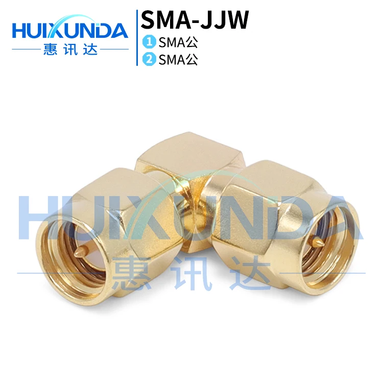 SMA-JJW SMA male 90 degree right angle elbow, double male SMA RF connector SMA-JWJ
