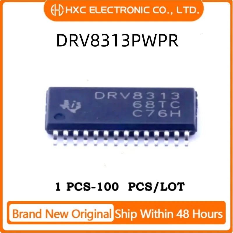 5PCS/10PCS/50PCS/100PCS 100% NEW DRV8313PWPR DRV8313 HTSSOP28 IC Chip