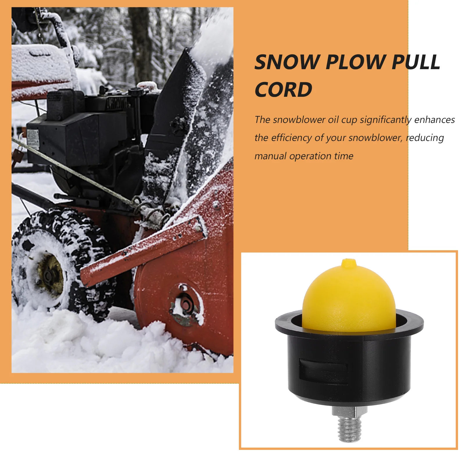 2 قطعة كوب زيت متين مانع للتسرب استبدال أجزاء منفاخ الثلج الثقيلة ملحقات إزالة الثلوج سلك المبتدئين